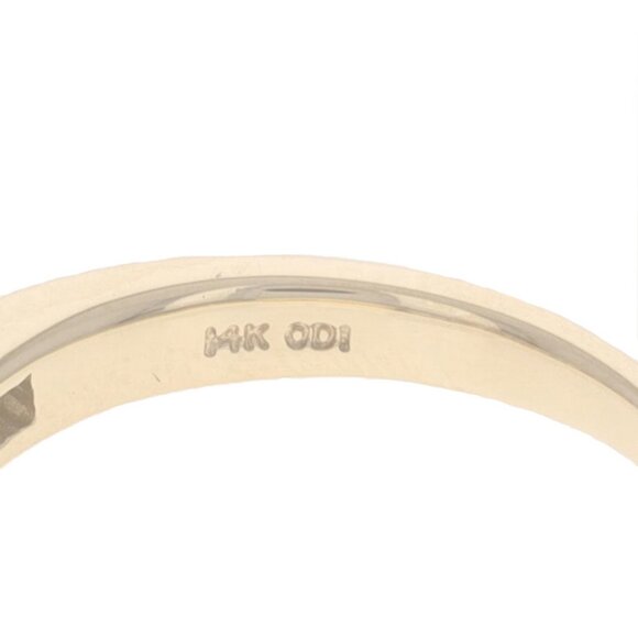 Yellow Gold Diamond Wedding Band - 14k Princess .50ctw Channel Set Ring Sz 5 1/2 - Picture 6 of 6